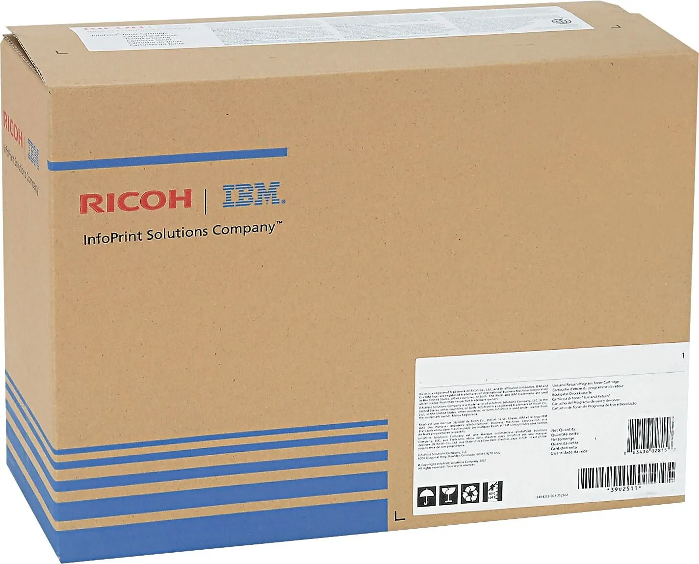 RICOH / Fujitsu 841680 — RICOH 841752 YELLOW CARTRIDGE