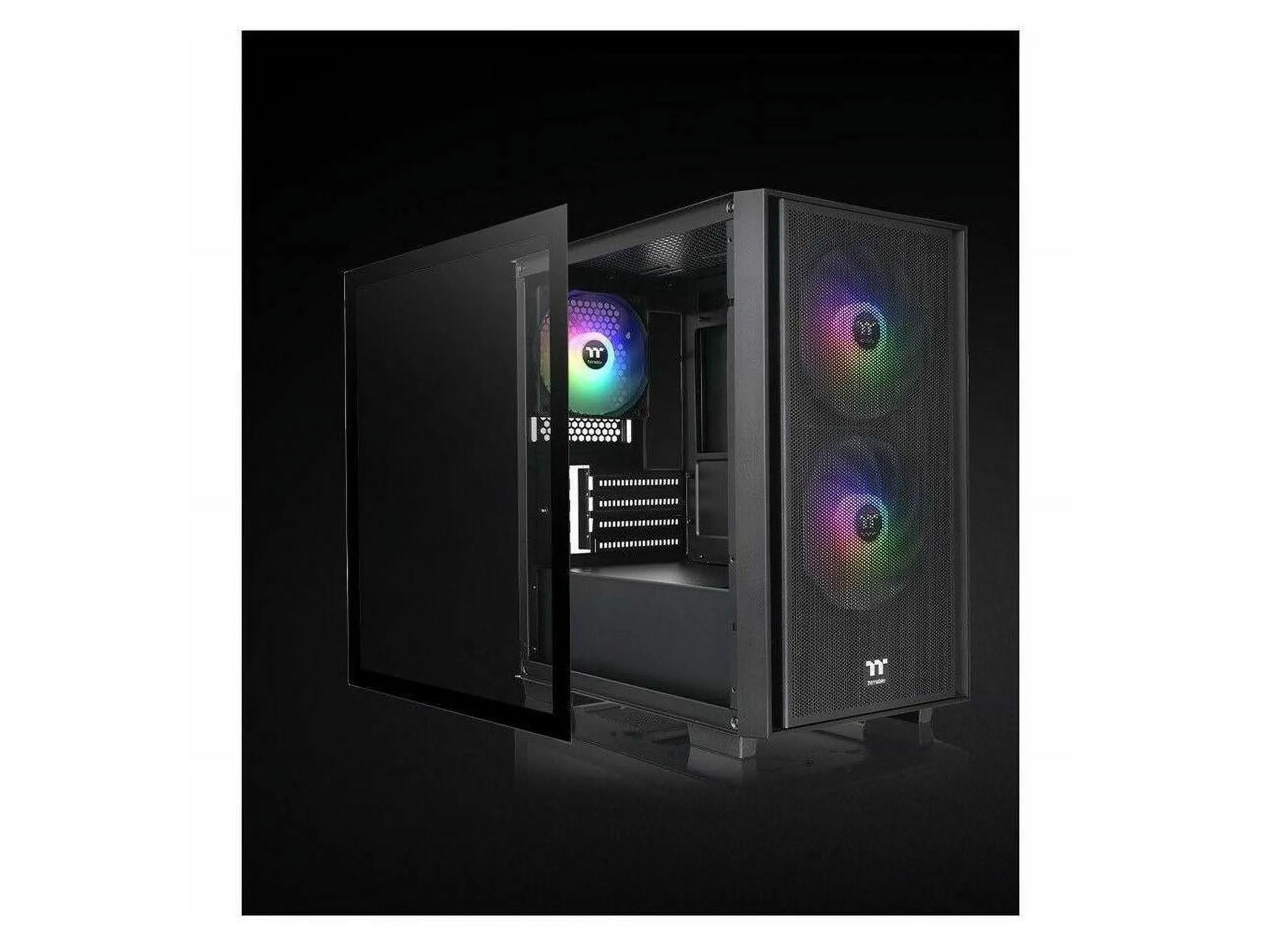 Thermaltake CA-1Y8-00S1WN-02 — THERMALTAKE VERSA H16 TG ARGB MICRO TOWER CHASSIS - BLACK