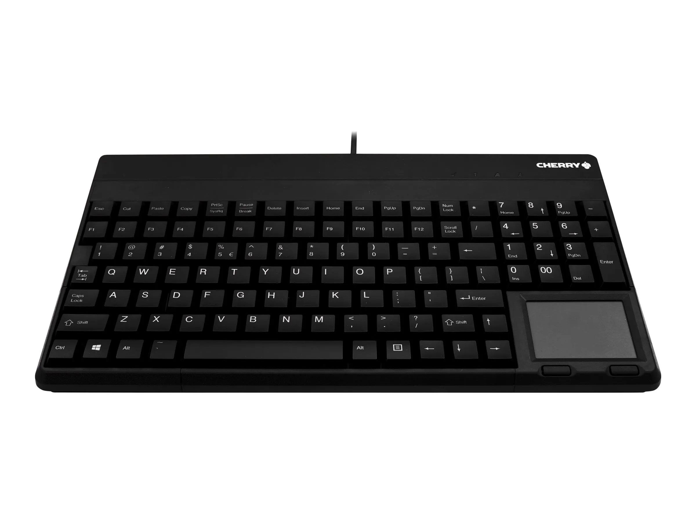 Cherry G86-62401EUADAA — BLK 14IN USB KEYB W TOUCHPAD