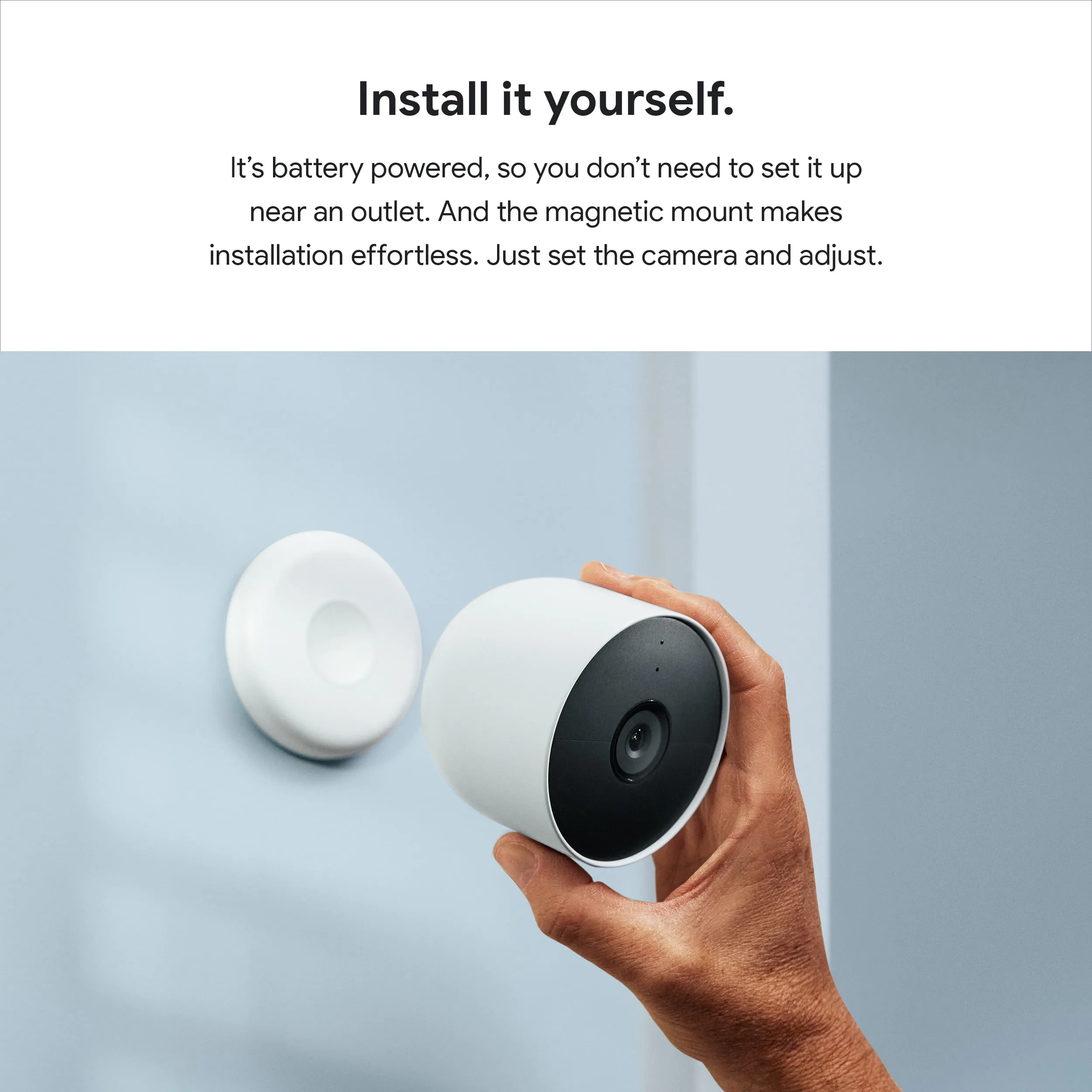 GOOGLE GA01317-US — CERTIFIED RENEWED GOOGLE NEST INDOOR OUTDOOR CAMERA WHITE 90 DAY COMPUTERLAND WA