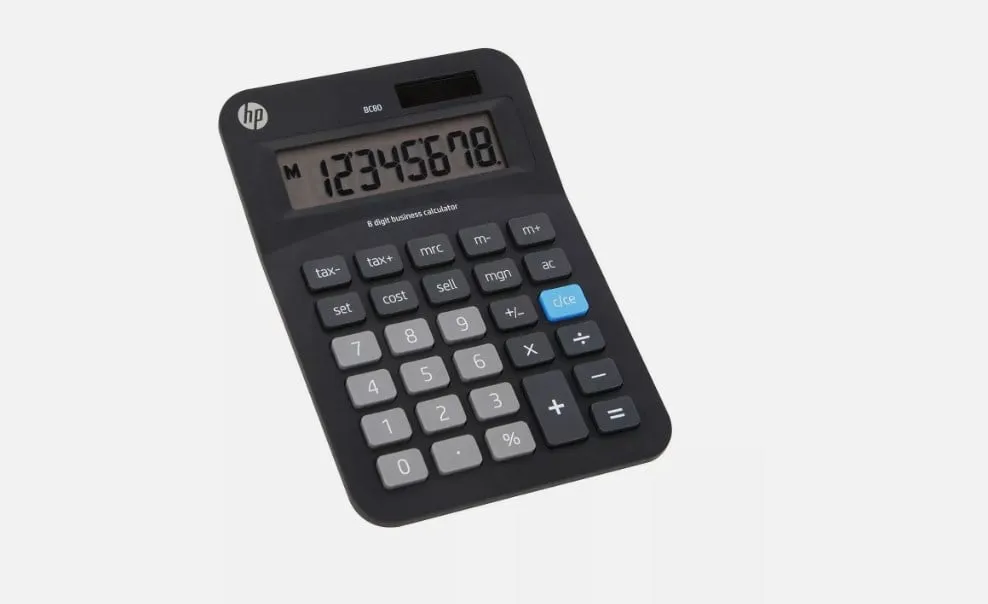 ADLER ROYAL 91073B — HP Solar Pwrd 8Digit Calc