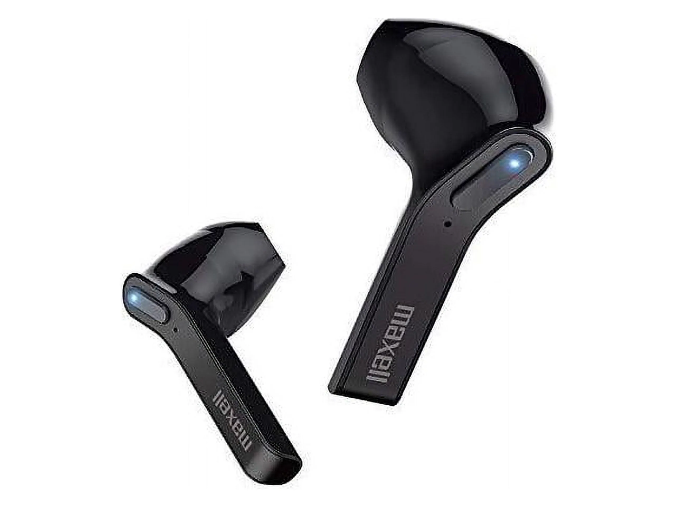 MAXELL 199840 — WIRED HEADPHONES, WIRED HEADPHONE WITH INLINE MIC 4FT CORD - BLACK