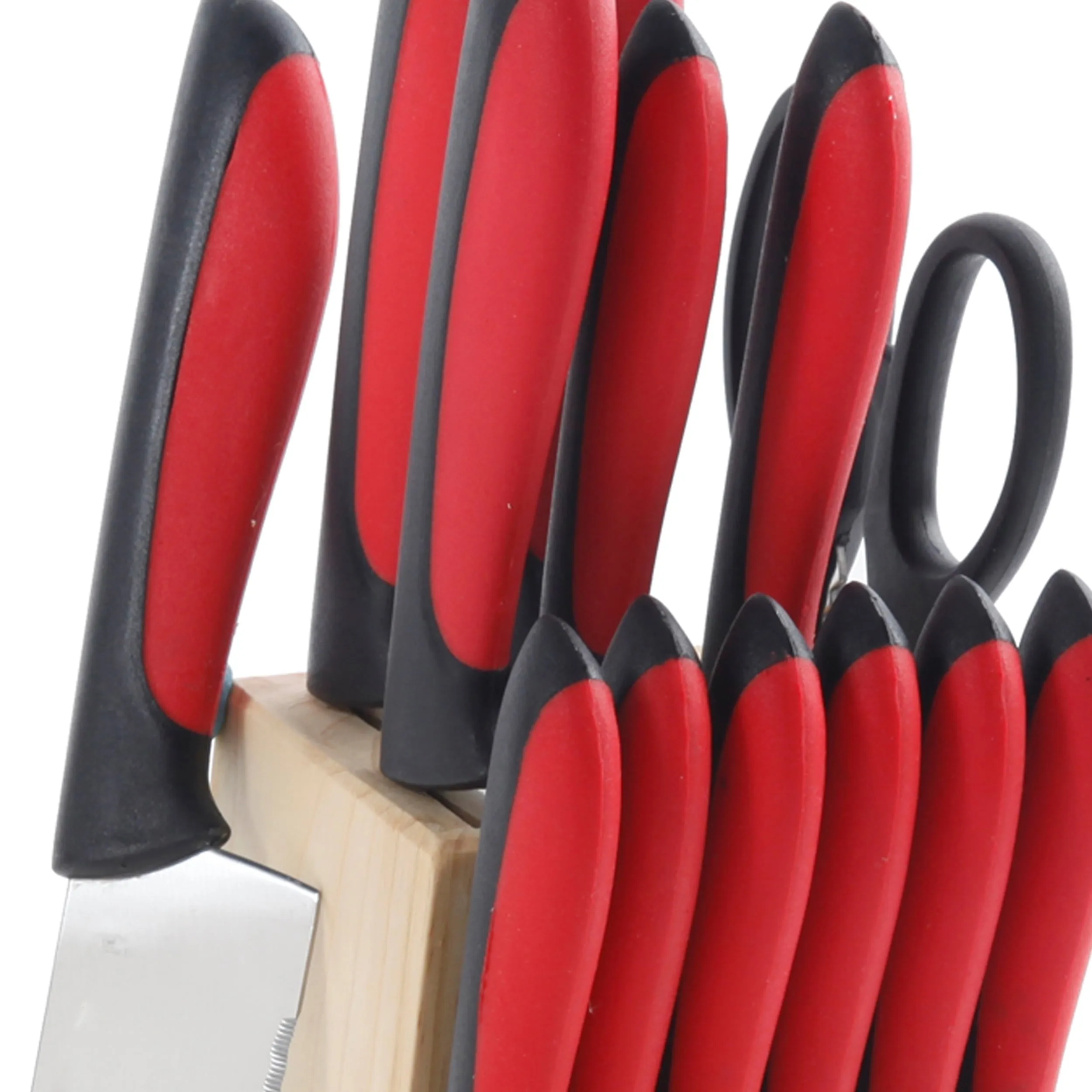 MegaChef MC-C51000 — MegaChef 14 Piece Cutlery Set in Red