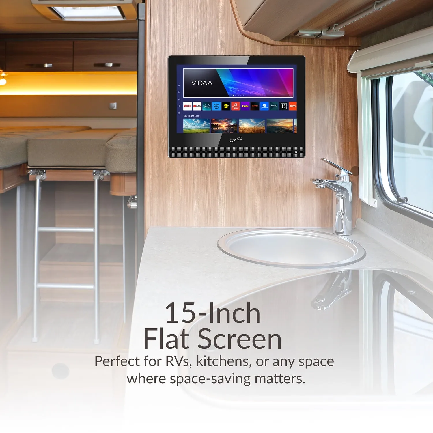 Supersonic SC-1520VTV — SUPERSONIC 15 VIDDA LED SMART TV