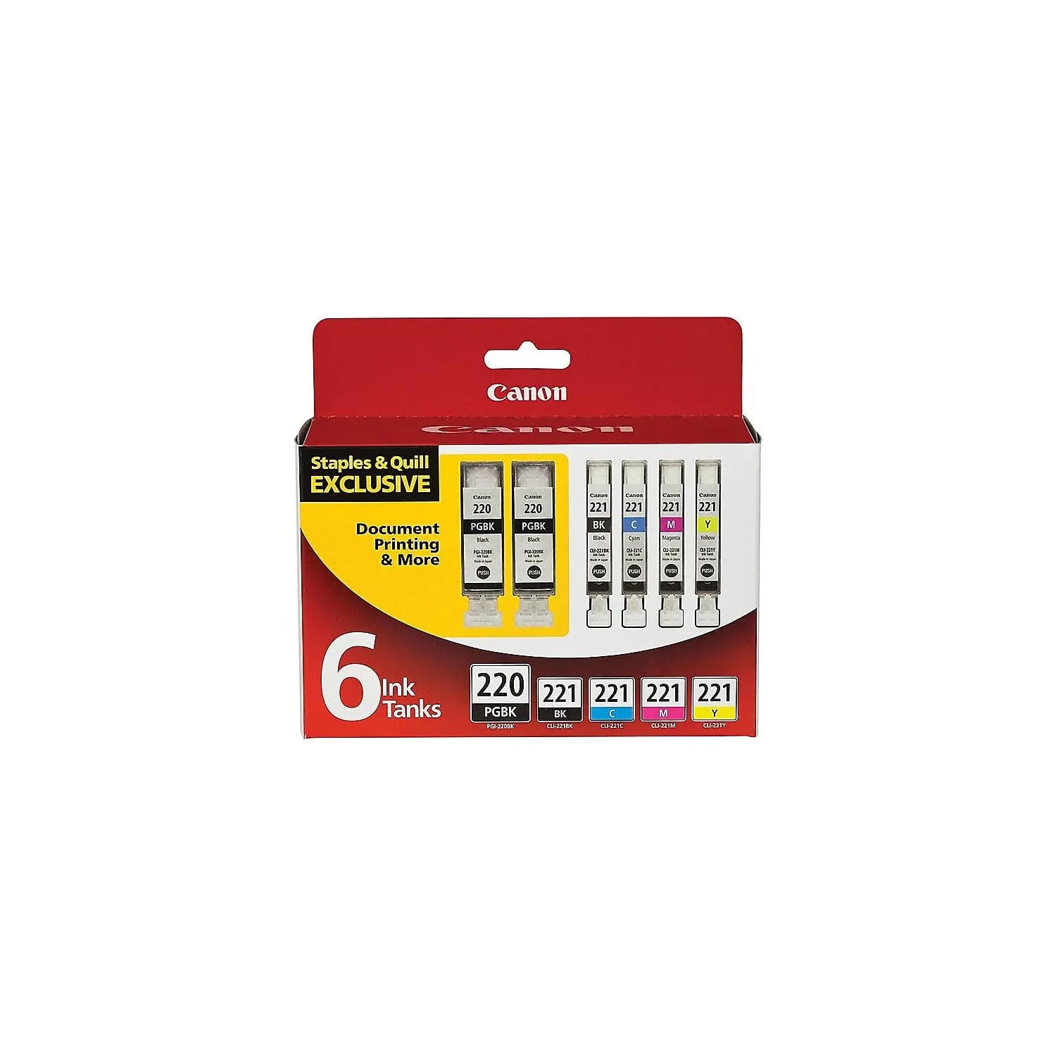 CANON CNM2945B015 — PGI-220/221 Complete Ink Cartridge Set - 6 Colors