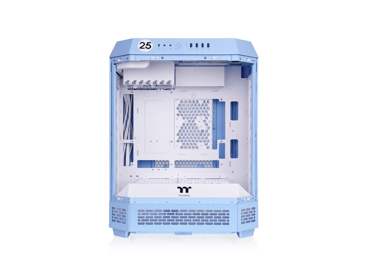 Thermaltake CA-1Z1-00MFWN-00 — THERMALTAKE THE TOWER 600 MID TOWER CHASSIS - HYDRANGEA BLUE