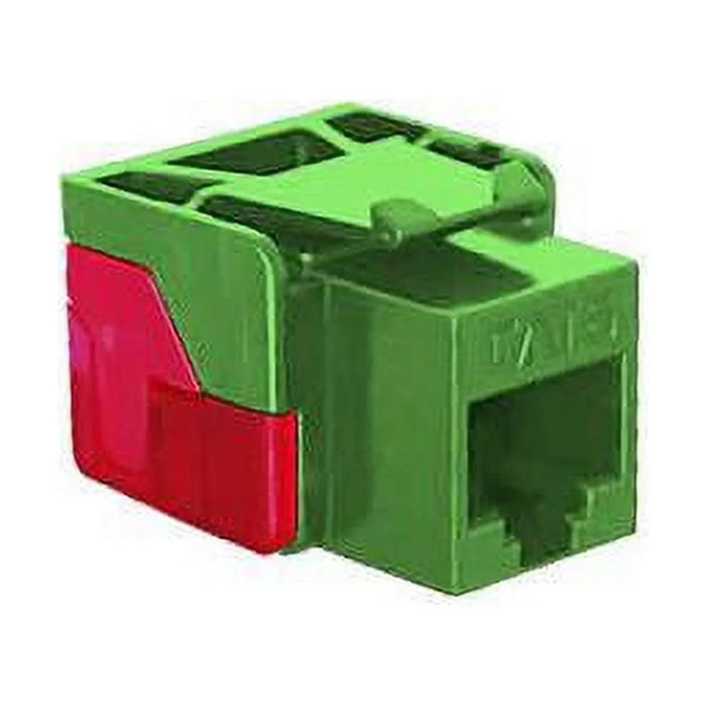 International Connectors and Cable Corp. IC1078L6GN — EZ Cat 6 RJ-45 Keystone Jack - Green