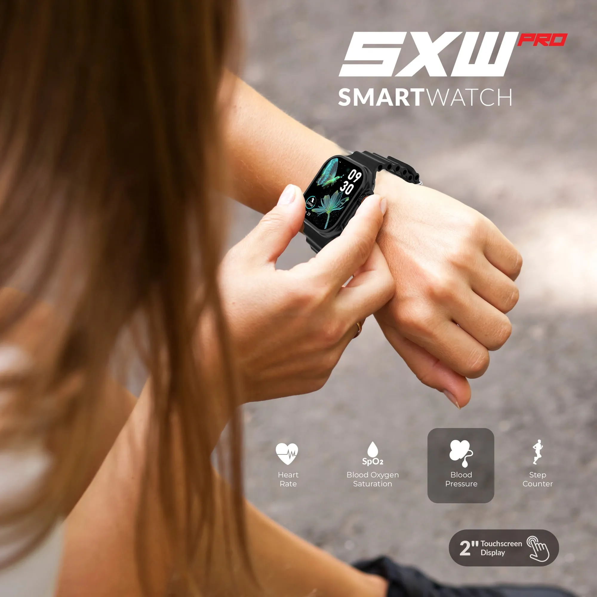 Supersonic SC185SW — Supersonic Bluetooth Fitness Smart Watch 2023