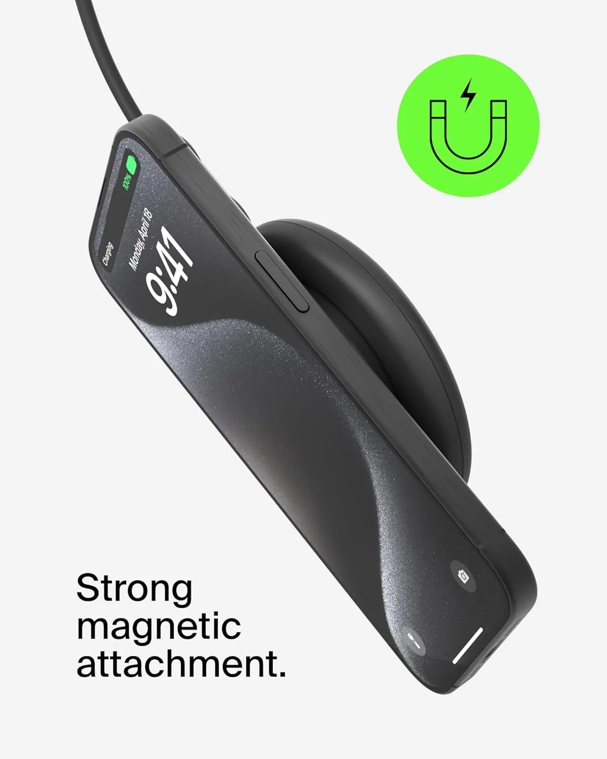 Belkin WIA009TTBK — QI2 MAGNETIC WIRELESS CHARGING PAD, BLACK