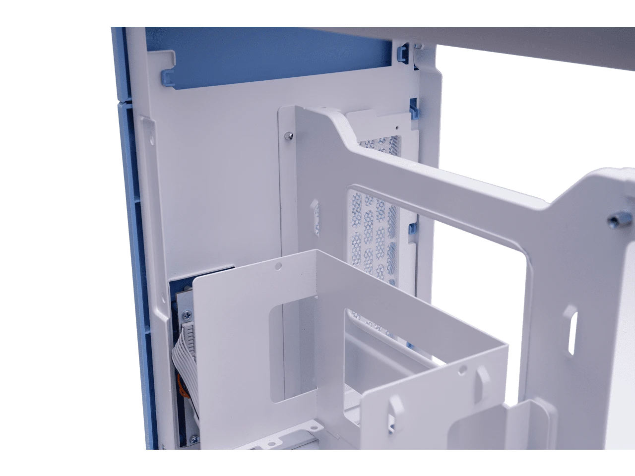 Thermaltake CA-11A-00SFNN-00 — THERMALTAKE TR100 MINI TOWER CHASSIS - HYDRANGEA BLUE