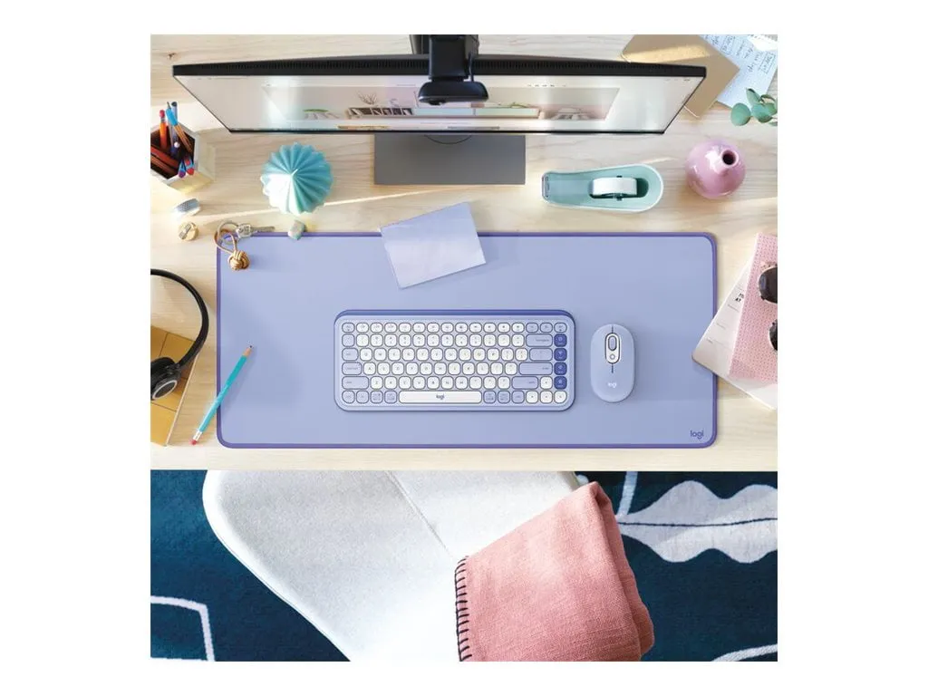 Logitech 956-000148 — LOGITECH DESK MAT STUDIO SERIES - LILAC