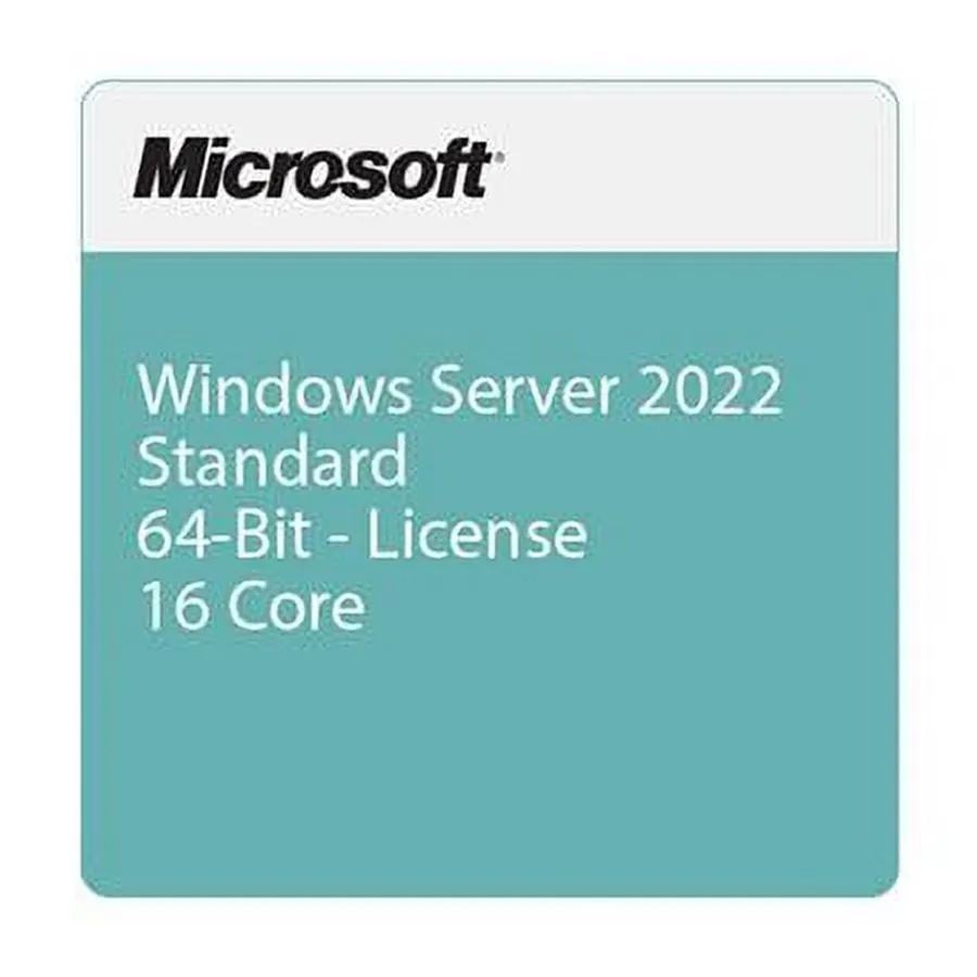 Microsoft P73-08328 — Windows Server Standard 2022 64-Bit English DSP 1pk