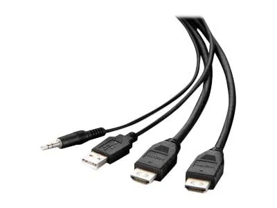 Belkin F1DN2CCBL-HH6T — SYSTEM CABLE - MINI-PHONE 3.5 MM,HDMI,4 PIN MINI-USB TYPE A LEFT CONNECTOR - MAL