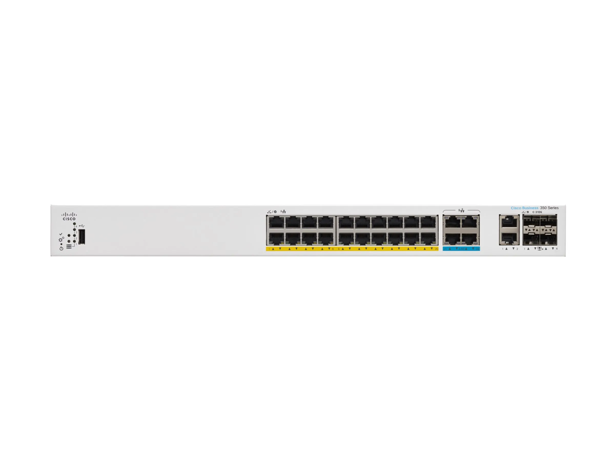 Cisco C1300-24MGP-4X-RF — CATALYST 1300 8-PORT 2.5GE, 16-PORT GEPOESFP+ REMANUFACTURED