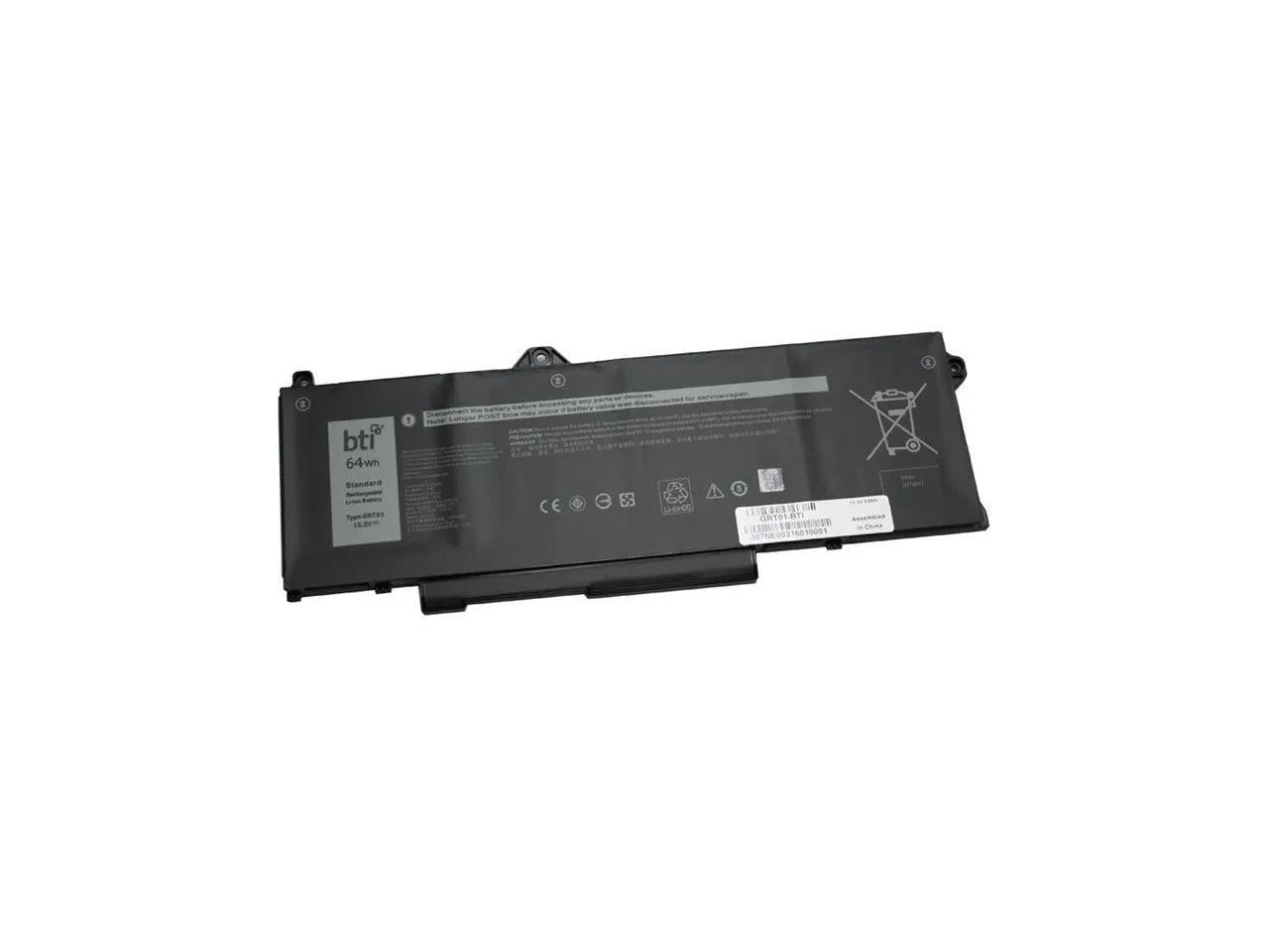 BATTERY TECHNOLOGY GRT01-BTI — BATT FOR DELL LATITUDE 5421, 5431, 5521