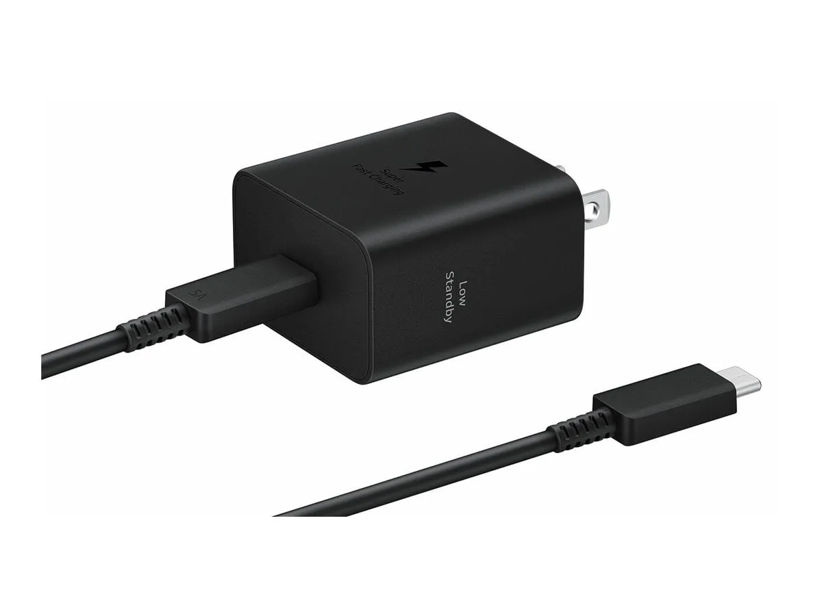 SAMSUNG EP-T4511XBEGUS — 45W TA - 5A USB-C CABLE - BLACK