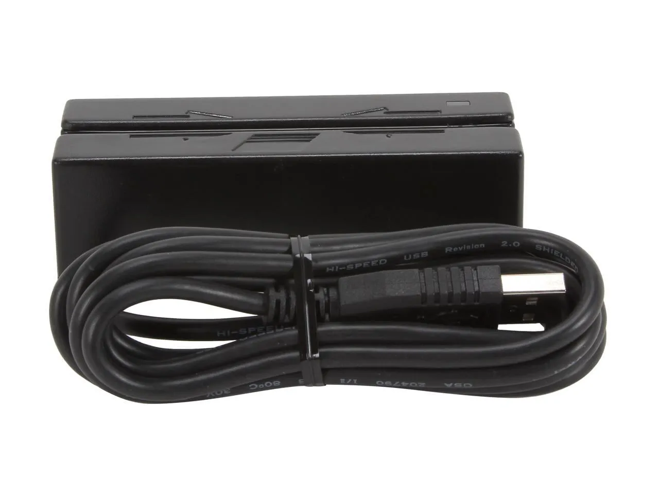 MAGTEK 21040104 — MAGTEK USB Mini HID Card Reader - Black, Track I/II