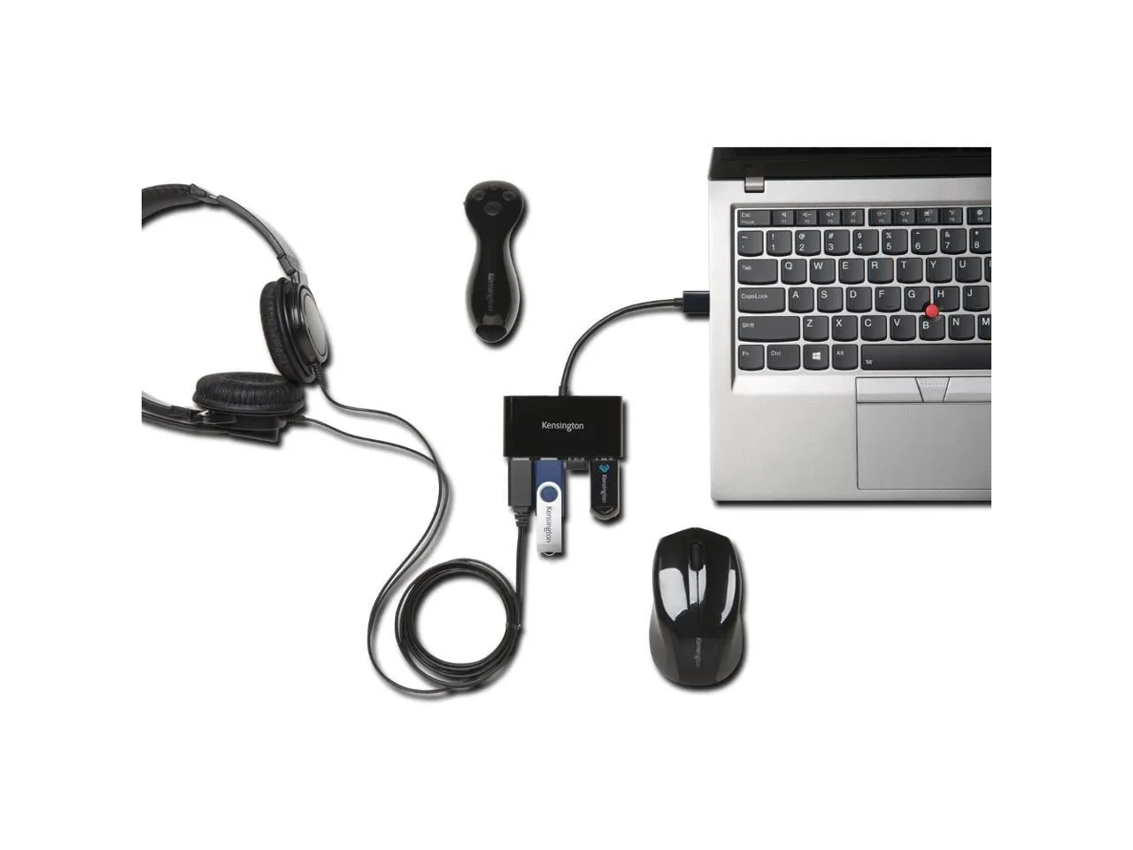 KENSINGTON K39121WW — UH4000 USB 3.0 4-PORT HUB