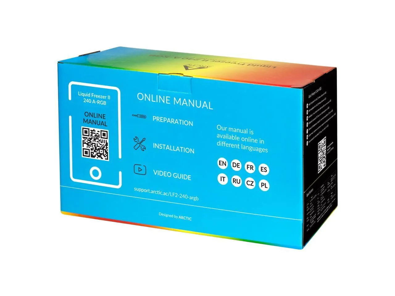 ARCTIC ACFRE00093A - LIQUID FREEZER II - 240 A-RGB BLACK