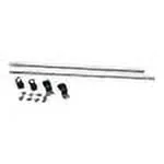 International Connectors and Cable Corp. ICCMSLCMRK — Runway Ceiling Rod Kit - Easily Adjustable Setup
