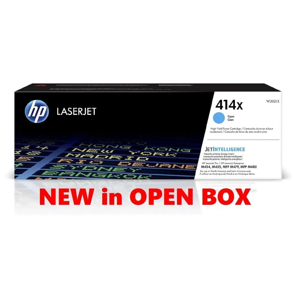 PCI 414X-W2021X — PCI BRAND HI-VALUE COMPATIBLE HP 414X W2021X XL CYAN TONER CARTRIDGE 6K PG YLD F