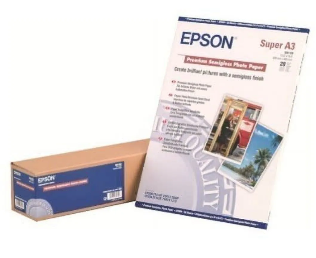 EPSON S041393 — High-Quality Semigloss Photo Paper Roll - 24" x 100 ft