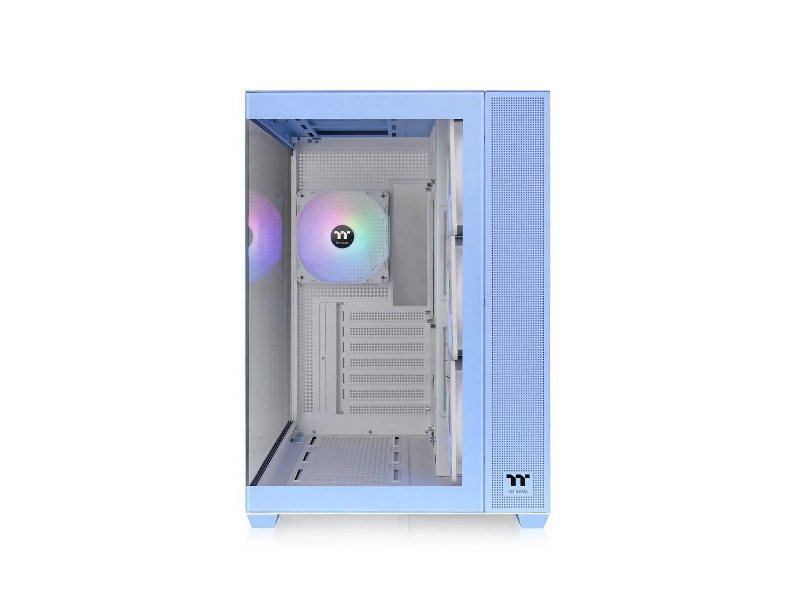 Thermaltake CA-1Z2-00MFWN-00 — THERMALTAKE VIEW 380 TG ARGB MID TOWER CHASSIS - HYDRANGEA BLUE