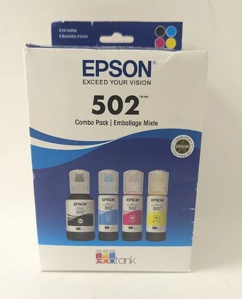 EPSON T502120-BCS — EPSON T502 Dye Color Combo Pack for ET Printers