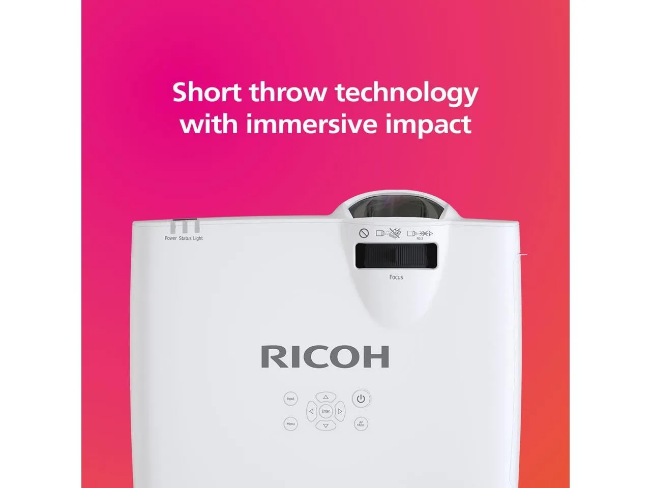 RICOH / Fujitsu 432678 — RICOH PJ WUL5A40ST Projector with 4K Resolution