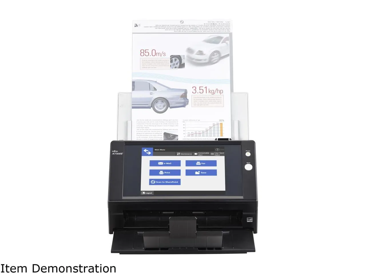Ricoh CG01000-288201 - Fujitsu Image N7100E Document Wi-Fi Network Scanner PA03706-