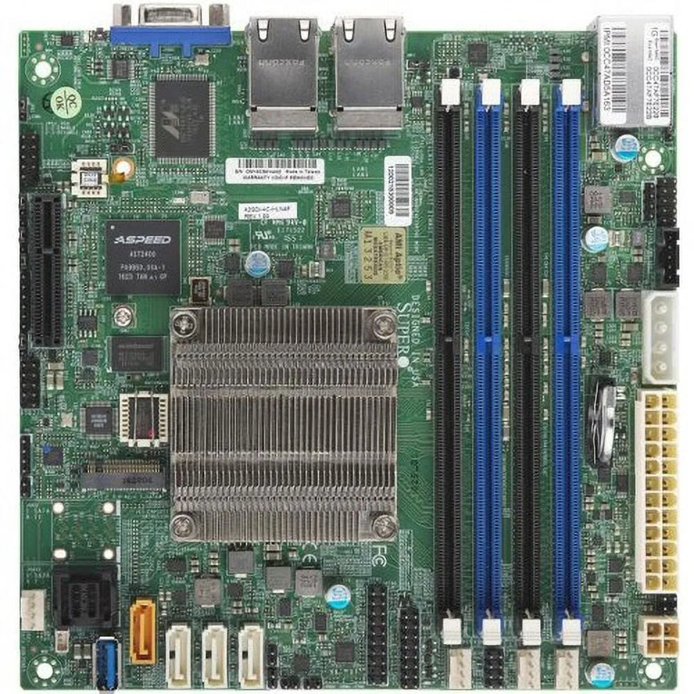 Supermicro A2SDI-4C-HLN4F-O - Supermicro A2SDI-4C-HLN4F-O Intel Atom C3558 DDR4 SATA3&USB3