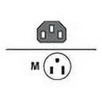 JUNIPER CBL-PWR-C13-US-48P — POWER CORD, AC, NA, C13, 15A/125V, 2.5M