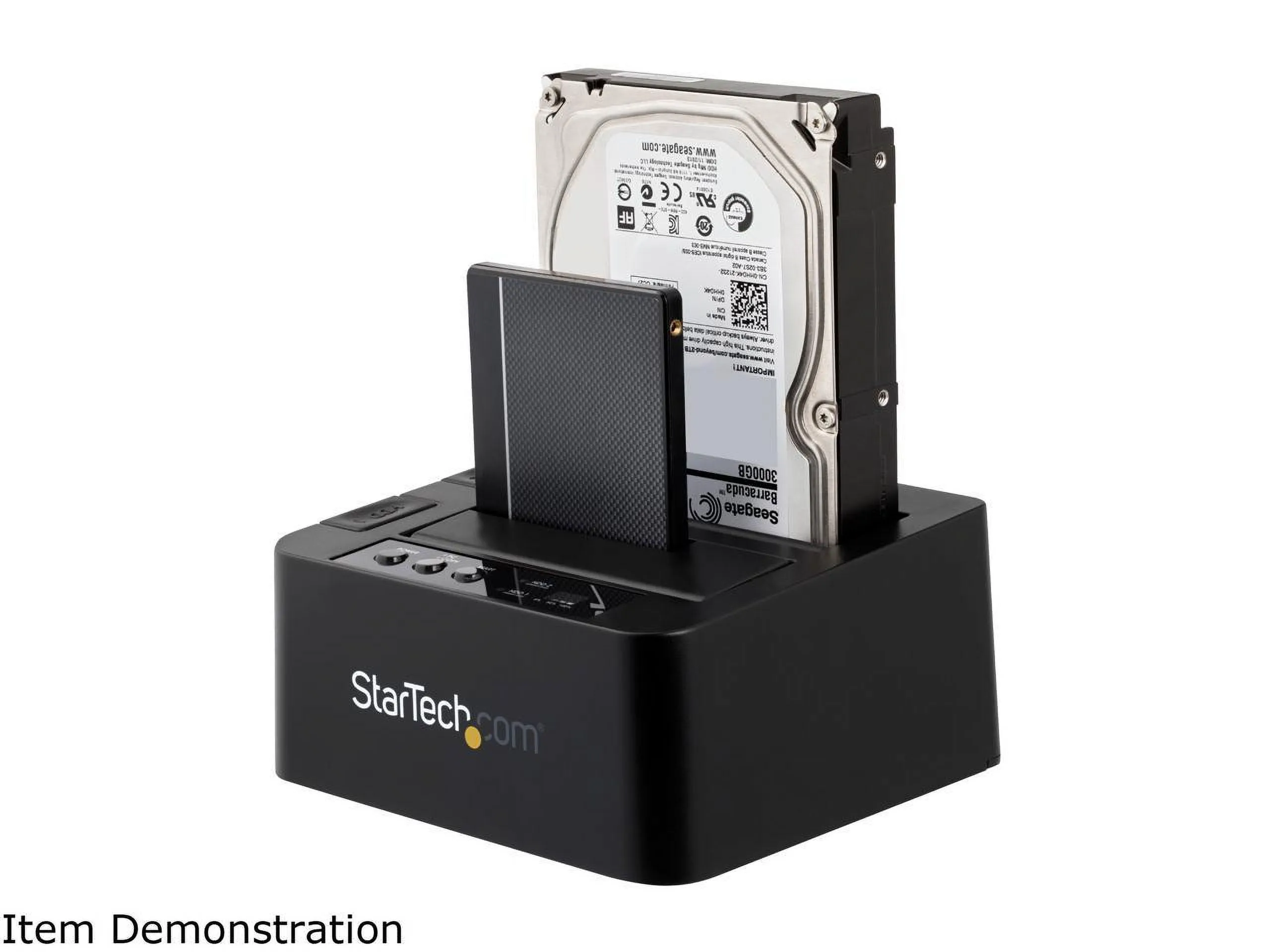 STARTECH SDOCK2U33RE — CLONE A 2.5IN/3.5IN SATA DRIVE WITHOUT A HOST COMPUTER CONNECTION, OR DOCK THE D