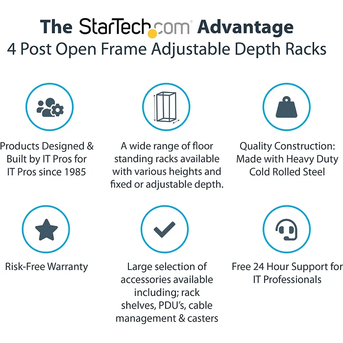 STARTECH-4POSTRACK12U