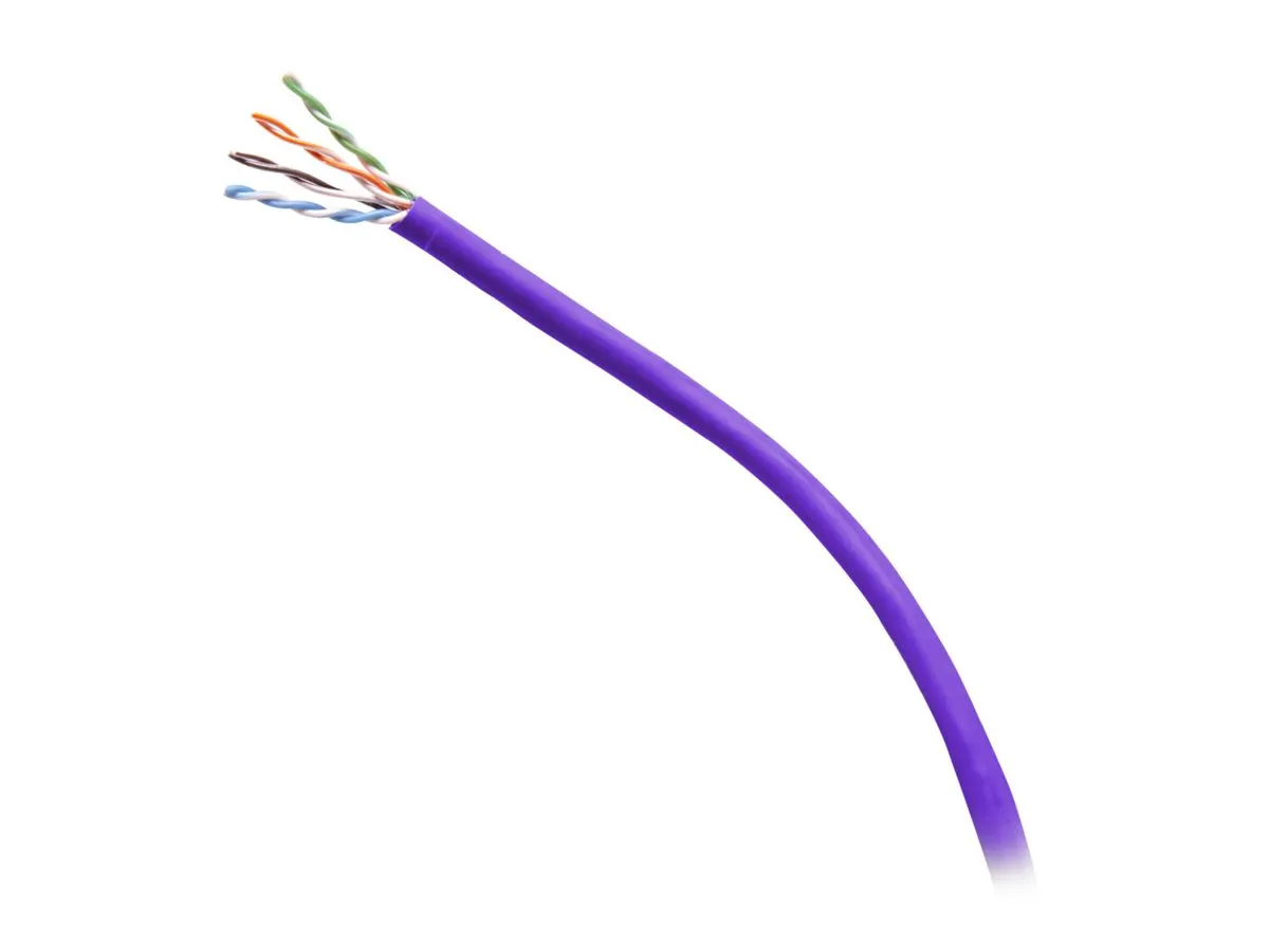 LEGRAND C2G56046 — 1000FT CAT6 SOLID UTP CMP PURPLE TAA