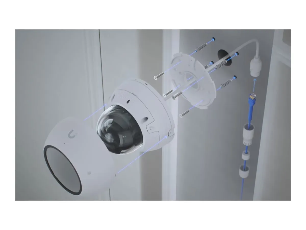 Ubiquiti UVC-AI-DOME-W — All-Weather 4K PoE+ Vandal-Proof Dome Camera