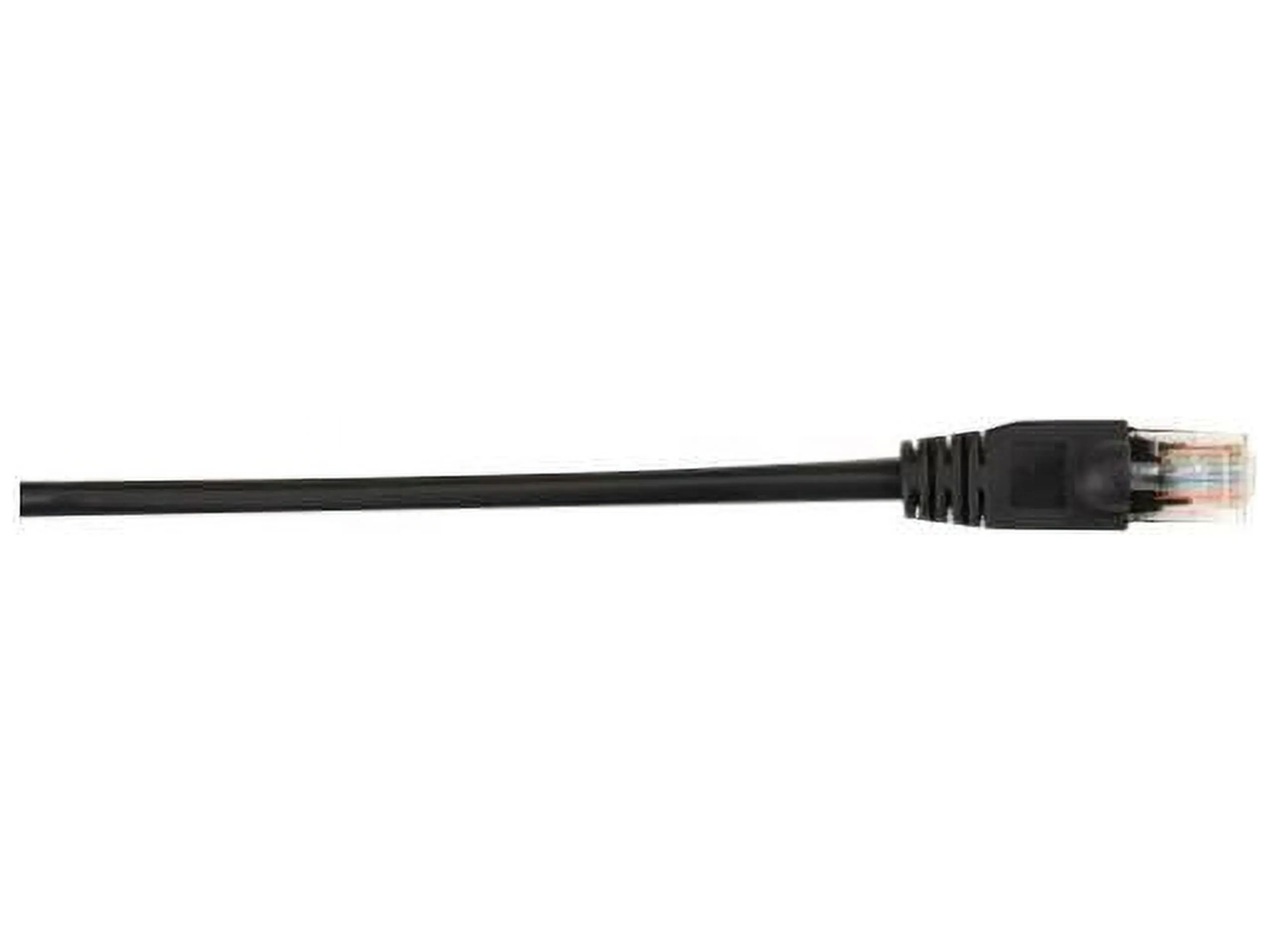 BLACK BOX CORPORATION CAT6PC-015-RD — CAT6 SNAGLESS PATCH CABLE UTP PVC BK 1'