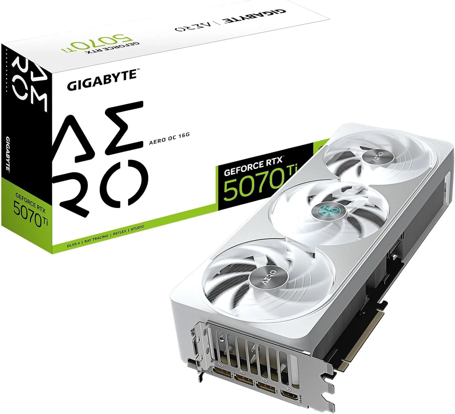 GIGABYTE GV-N507TAERO OC-16GD — GEFORCE RTX 5070 TI AERO OC 16G