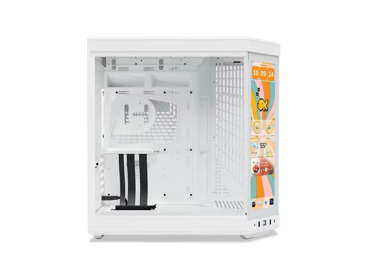 HYTE CS-HYTE-Y70TI-WW — HYTE CS-Y70 Tower Case - Touch Infinite Design - White
