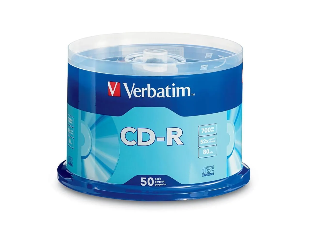 VERBATIM 94691 — CD-R 700MB 52X 50PK SPINDLE