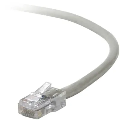 Belkin A3L791-15 — 15FT CAT5E PATCH CABLE, UTP, GRAY PVC JACKET, 24AWG, T568B, 50 MICRON, GOLD PLAT
