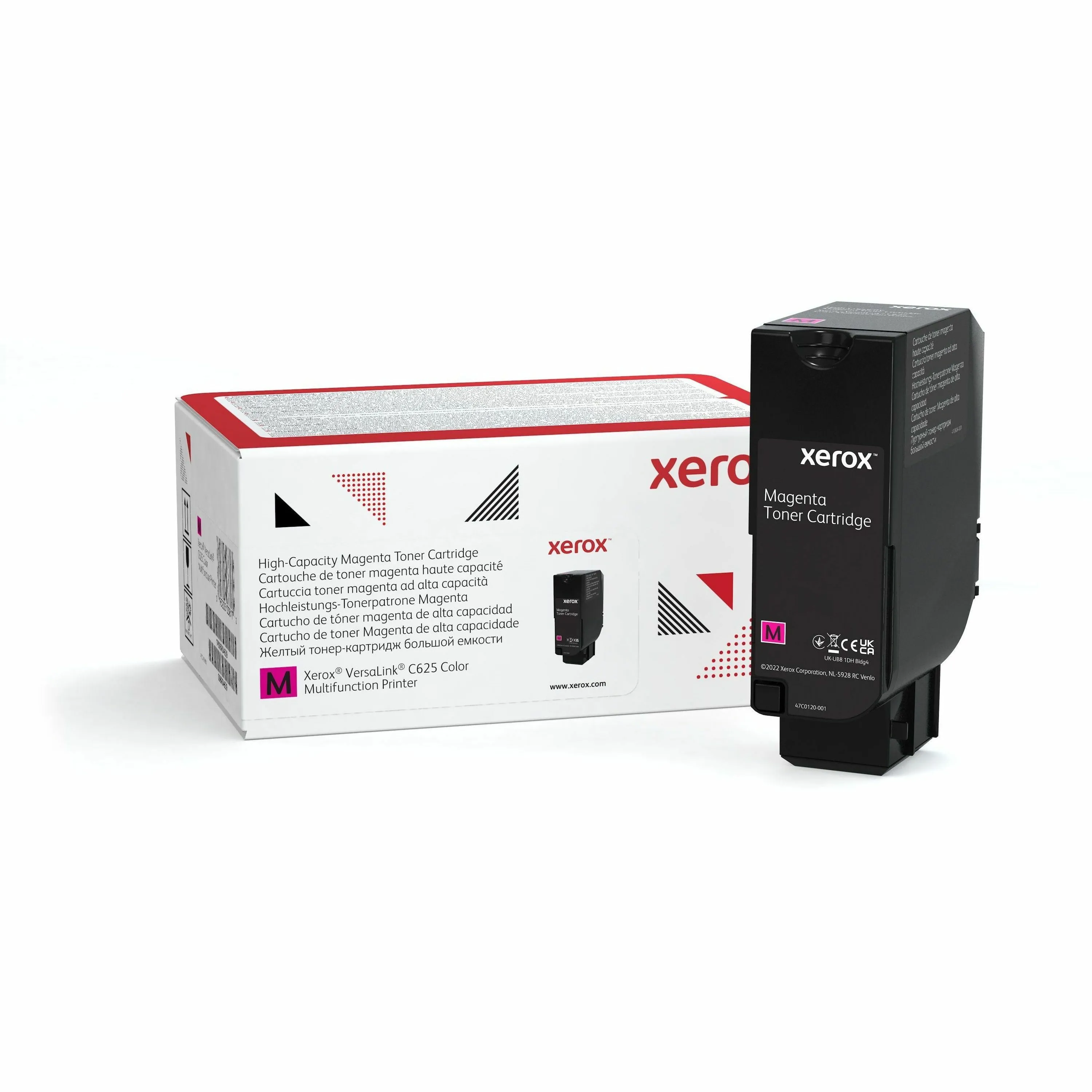 XEROX 006R04638 — GENUINE XEROX MAGENTA HIGH CAPACITY TONER CARTRIDGE FOR THE VERSALINK C625 (USE