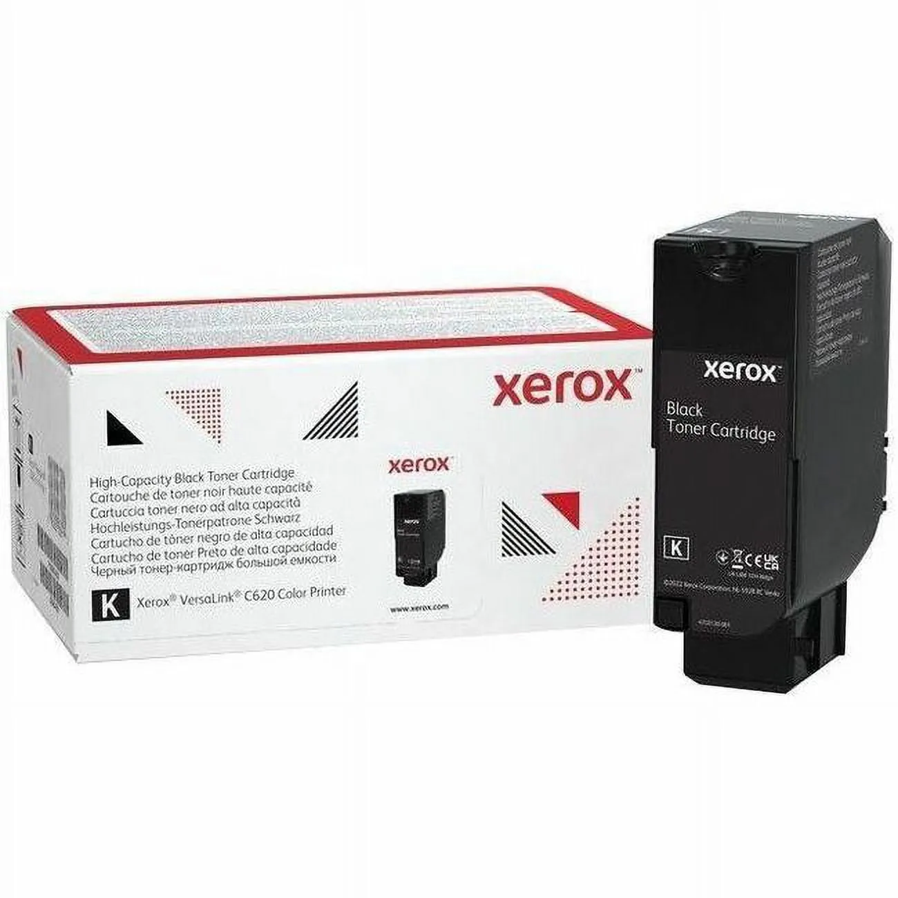 XEROX 006R04624 — GENUINE XEROX BLACK HIGH CAPACITY TONER CARTRIDGE FOR THE VERSALINK C620 (USE &