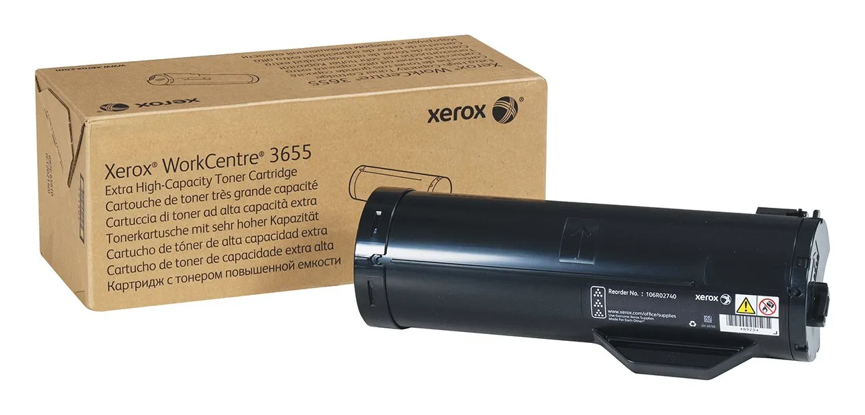 XEROX XER 106R02740 — Xerox Toner Cartridge - Laser - Extra High Yield - 25900 Pages - Black - 1 Each