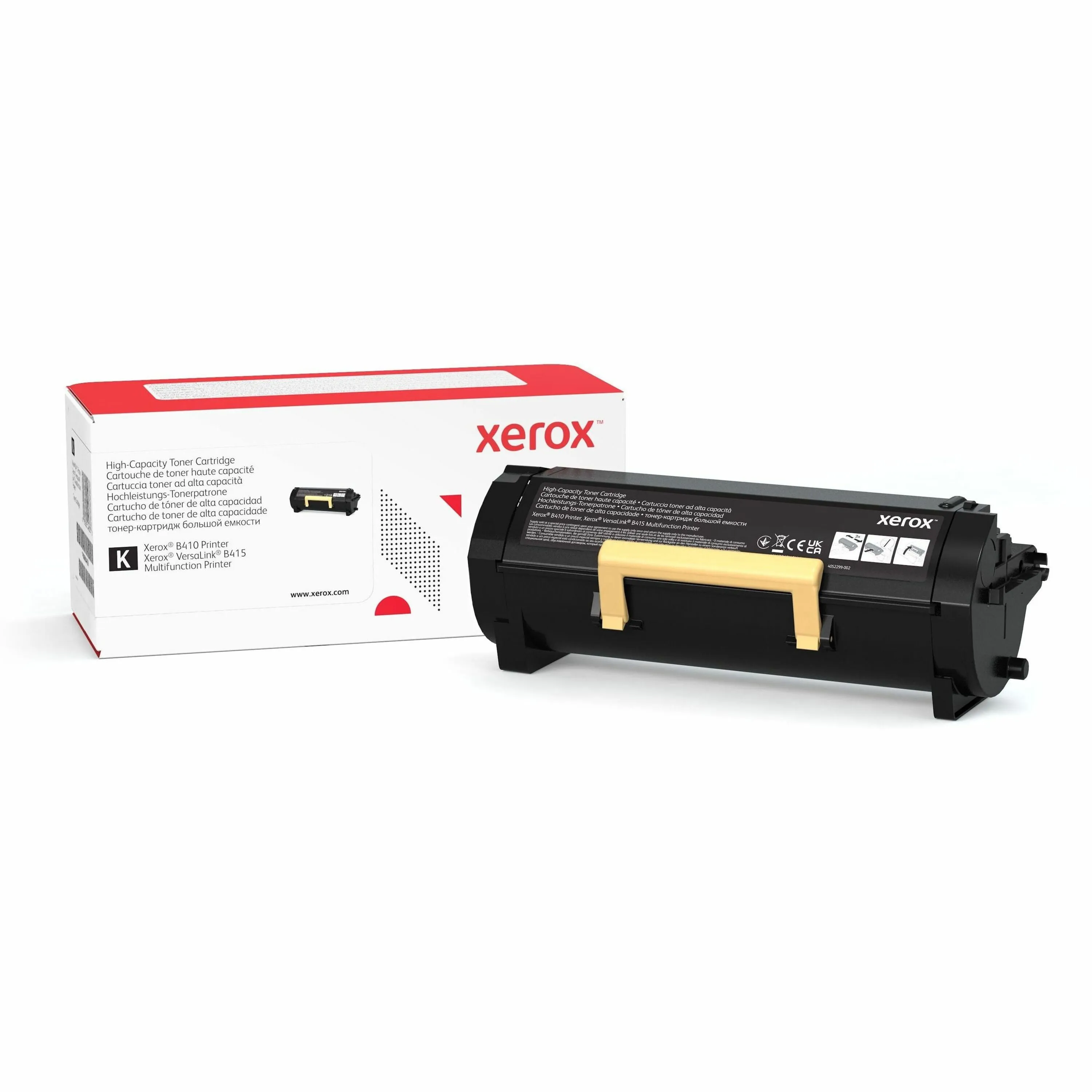 XEROX 006R04726 — GENUINE XEROX BLACK HIGH CAPACITY TONER CARTRIDGE FOR XEROX B410 (USE & RETURN)