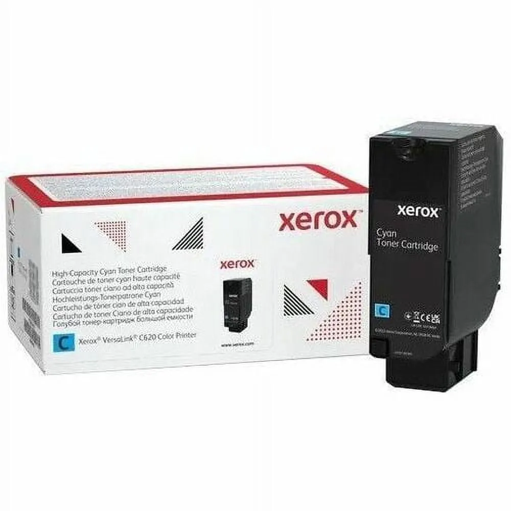 XEROX 006R04625 — GENUINE XEROX CYAN HIGH CAPACITY TONER CARTRIDGE FOR THE VERSALINK C620 (USE & R