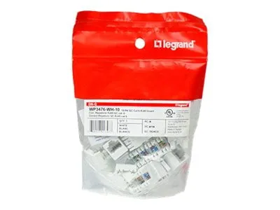ONQ WP3476WH — KEY: CAT 6 QC A/B KEYSTONE CON WH (M10)
