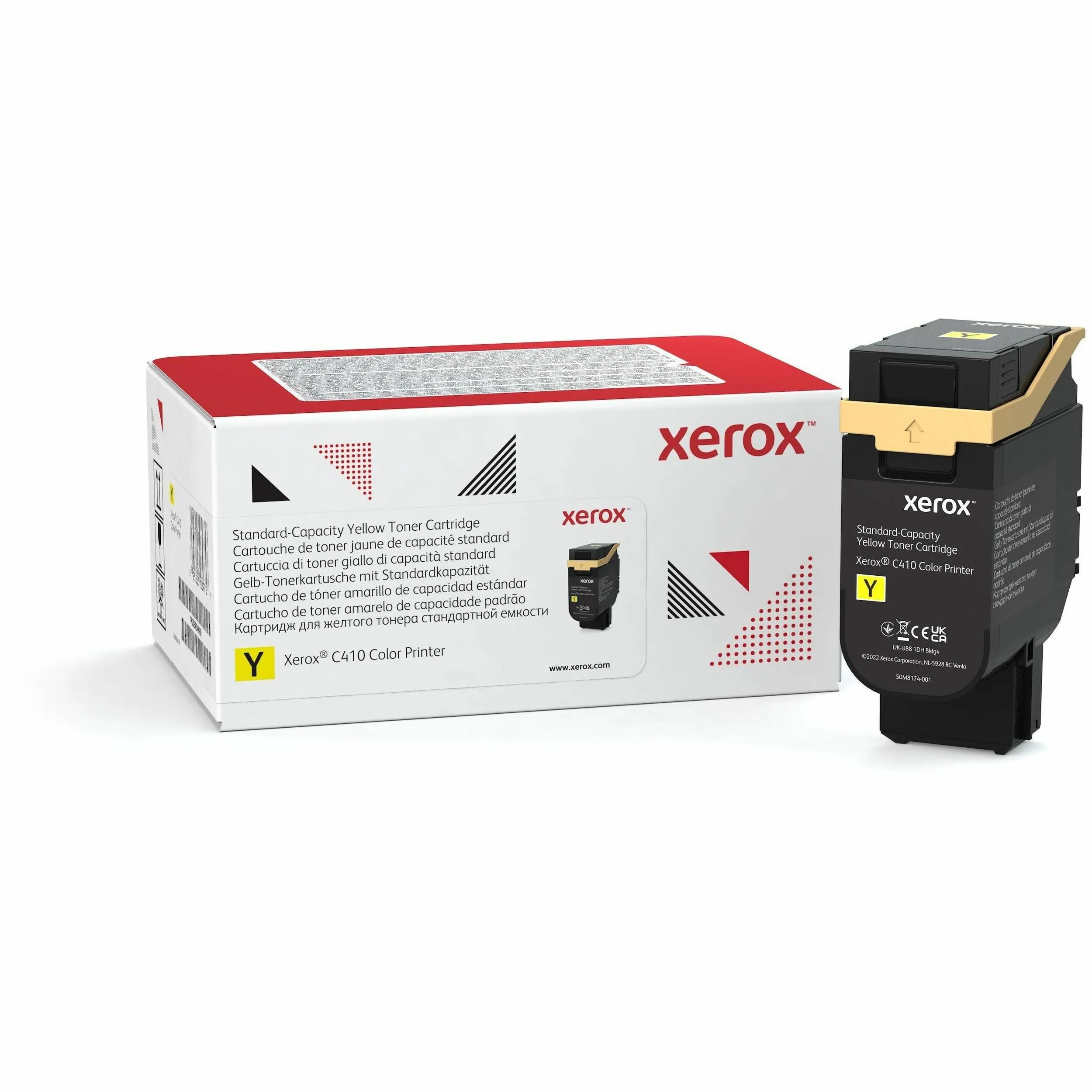 XEROX 006R04680 — GENUINE XEROX YELLOW STANDARD CAPACITY TONER CARTRIDGE FOR THE XEROX C410 (USE &