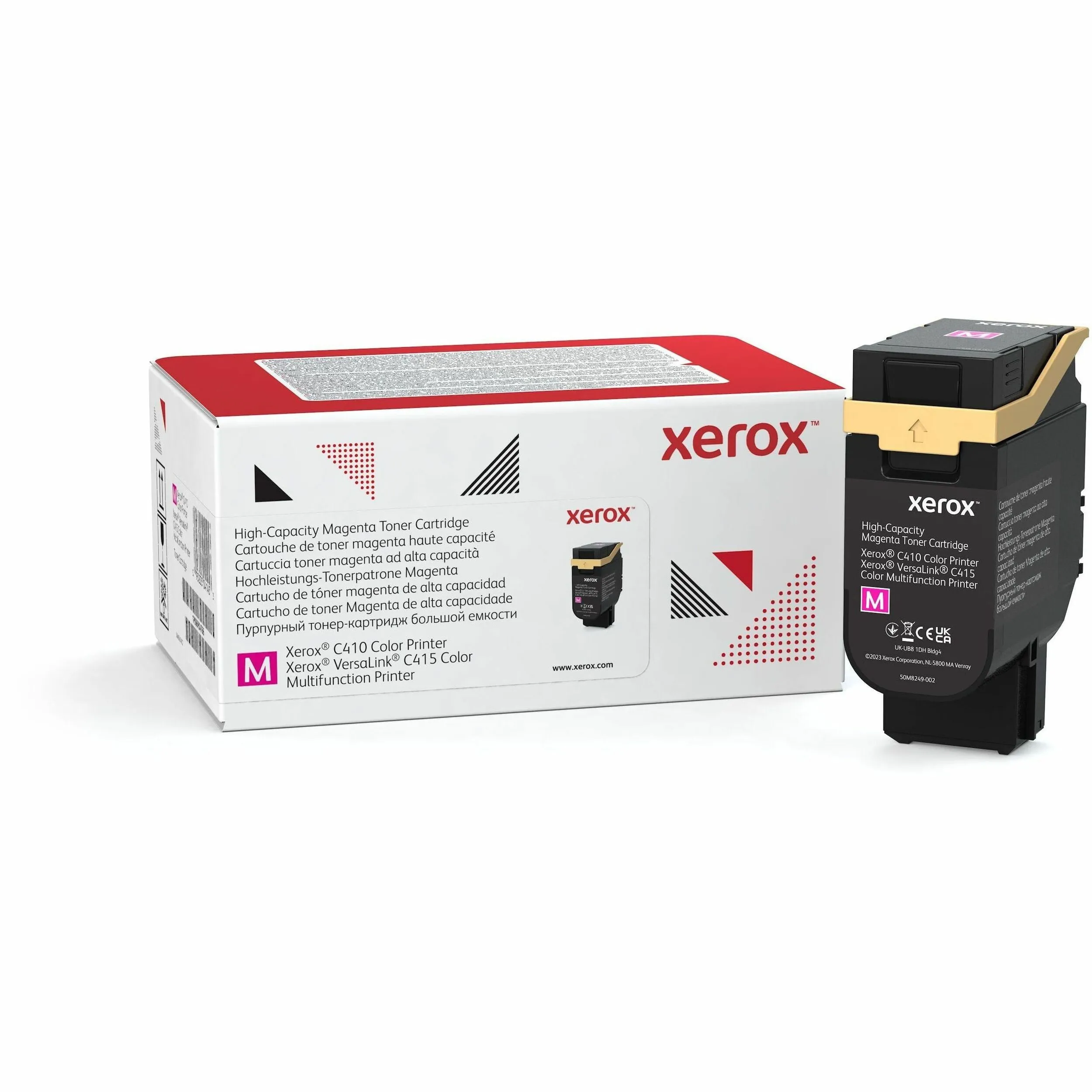 XEROX 006R04687 — GENUINE XEROX MAGENTA HIGH CAPACITY TONER CARTRIDGE FOR THE XEROX C410 (USE & RE