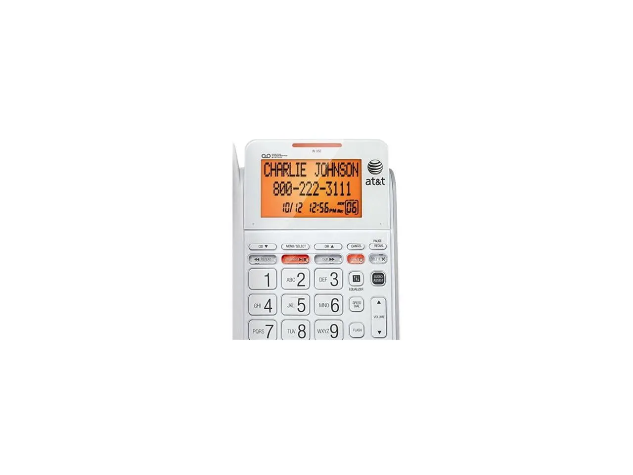 AT&T CL4940 — AT&T CL4940 Corded Phone with Answering System & Large Tilt Display